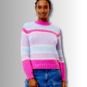 REVOLVE Pieces Pastel Dreams Fuzzy Sweater Sz. Medium